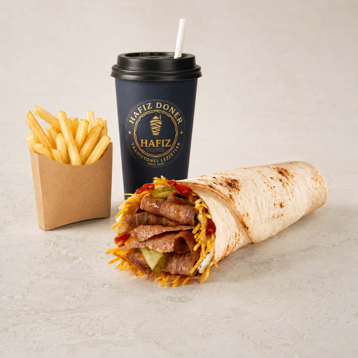 Hafız Döner Et Dürüm Menü