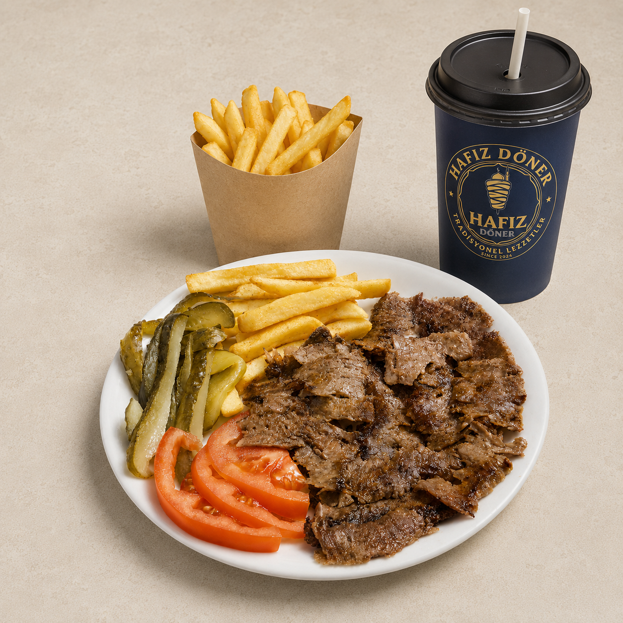 Hafız Döner Et Porsiyon Menü